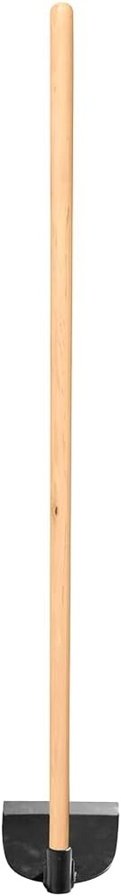 Zenport J6-208 Wood Handled Hoe, 7 Inch Carbon Steel Blade, Beige - 3 Pack