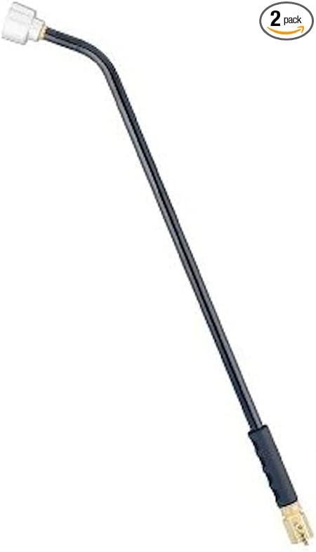 2-Pack Orbit SunMate Hose-End 56098Z 33-Inch Shower Wand with Shut off, Black