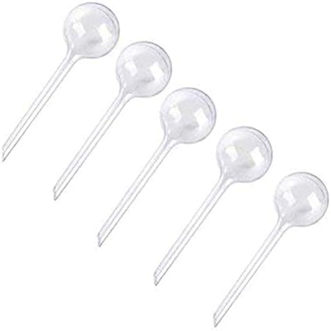 3 Pack Clear Self-Watering Globes – Automatic Watering Bulbs for Indoor and Outdoor Plants, Flowers, and Garden Pots – Transparent Plastic Watering Devices for Houseplants, Vacation Garden Care