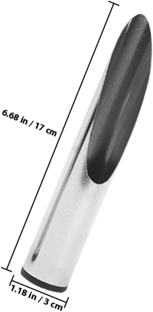 BESPORTBLE Bonsai Soil Scoop: Stainless Steel Soil Scoop Bonsai, Potting Trowel, Succulent Transplanting Garden Scooper for Indoor Plants, Narrow Deep Mouth Hand Tool
