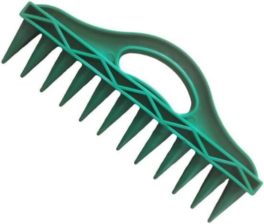 Hand Seeding Punch,Multifunctional Soil Spacer for Planting Seeds,12 Holes Seedlings Dibber,Portable Gardening Tools