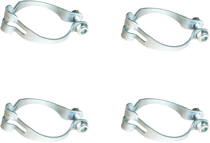 4 Sets of Each 25.4/28.6/31.8/34.9mm Metal Ring Firmly to Frame Bike Cable Guide Brake Cable Shift Cable Derailleur Cable Base Guide Clip Fitting Line Tube Housing Durable (Total 16 Sets)