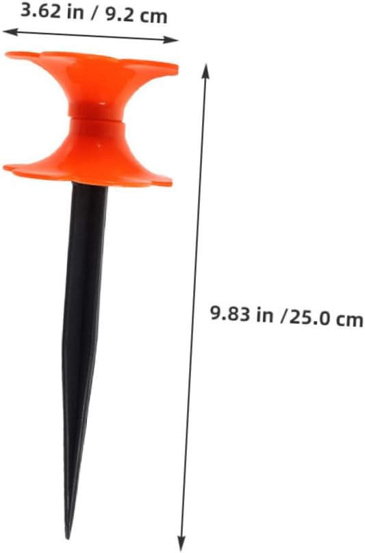 4pcs Garden Hose Guide Spikes Water Tubing Holder Stakes for Efficient Hose Direction Gardens and Flower Beds Easy Installation for Outdoor Use
