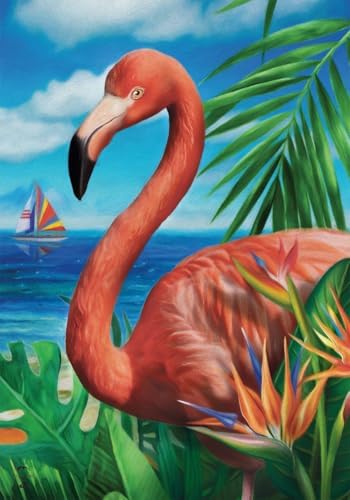 Briarwood Lane Flamingo Paradise Garden Flag
