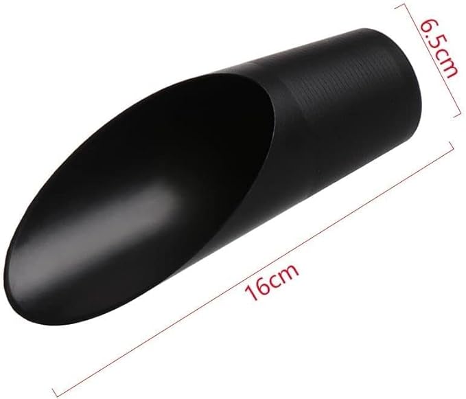 Black Bonsai Soil Scoops,Plastic Garden Soil Scoops,Colorful Gardening Tools Potting Scoopers Bucket Shovel for Flower Planting,Bonsai,Potting Patio, Lawn and Garden