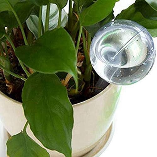 3 Pack Clear Self-Watering Globes – Automatic Watering Bulbs for Indoor and Outdoor Plants, Flowers, and Garden Pots – Transparent Plastic Watering Devices for Houseplants, Vacation Garden Care