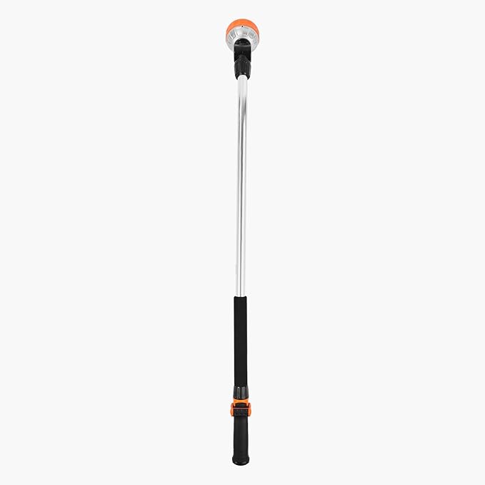 VEVOR Watering Wand, 36-Inch Extra Long Heavy Duty Garden Hose Wand with 8 Spray Patterns & 180° Swivel Head, Long Hose Nozzle Sprayer with on/off Thumb Control, Ideal for Hanging Baskets