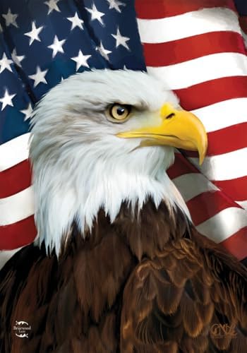 Briarwood Lane American Eagle Patriotic Garden Flag