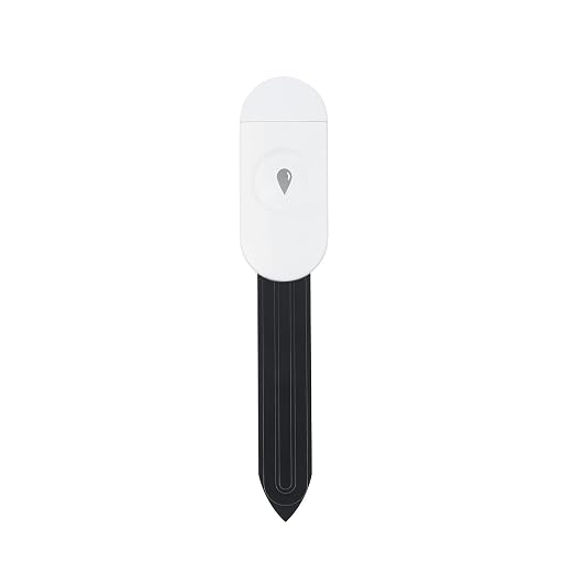 Haozee Intelligent Soil Moisture Sensor, Zigbee Hub Required, Capacitive Sensor, Humidity/Temperature Meter for Garden Planting, Compatible with Home Assistant Zigbee2mqtt