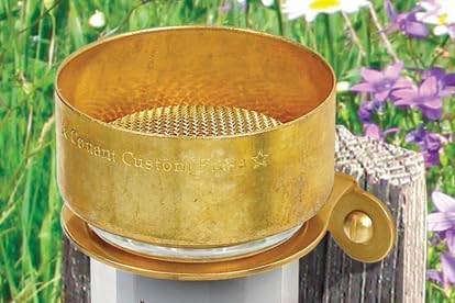 Conant VRG6LFB Vermont Grande View Rain Gauge (Living Finish Brass)