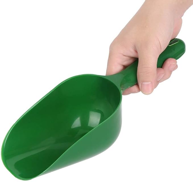Super Strong Garden Fertilizer Scoop Soil Scoop Shovel- Perfect Tool for Gardening Weeding Transplanting and Digging in Garden Beds