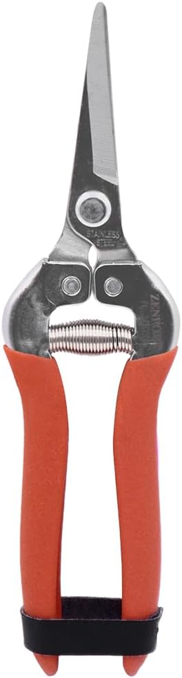 Zenport H300SC Harvest Shear, Long Curved Stainless Steel Blade
