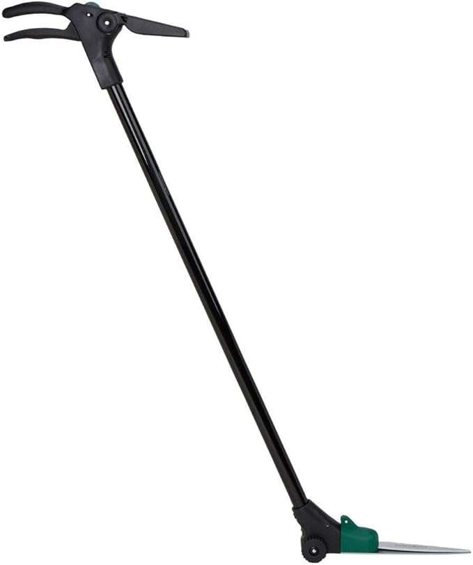 Long Handled Grass Shears – Ergonomic Lawn Edging Tool for Precise Trimming – Ideal for Edges, Flower Beds, and Lawn Maintenance – Sharp Blades & Adjustable Handle - Easy Rolling
