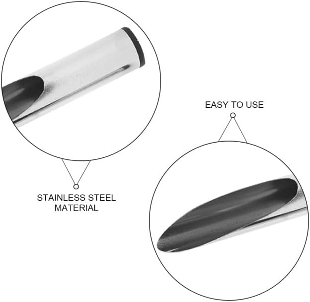 BESPORTBLE Bonsai Soil Scoop: Stainless Steel Soil Scoop Bonsai, Potting Trowel, Succulent Transplanting Garden Scooper for Indoor Plants, Narrow Deep Mouth Hand Tool