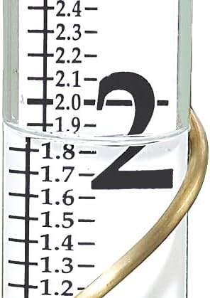 Conant VRG6LFB Vermont Grande View Rain Gauge (Living Finish Brass)