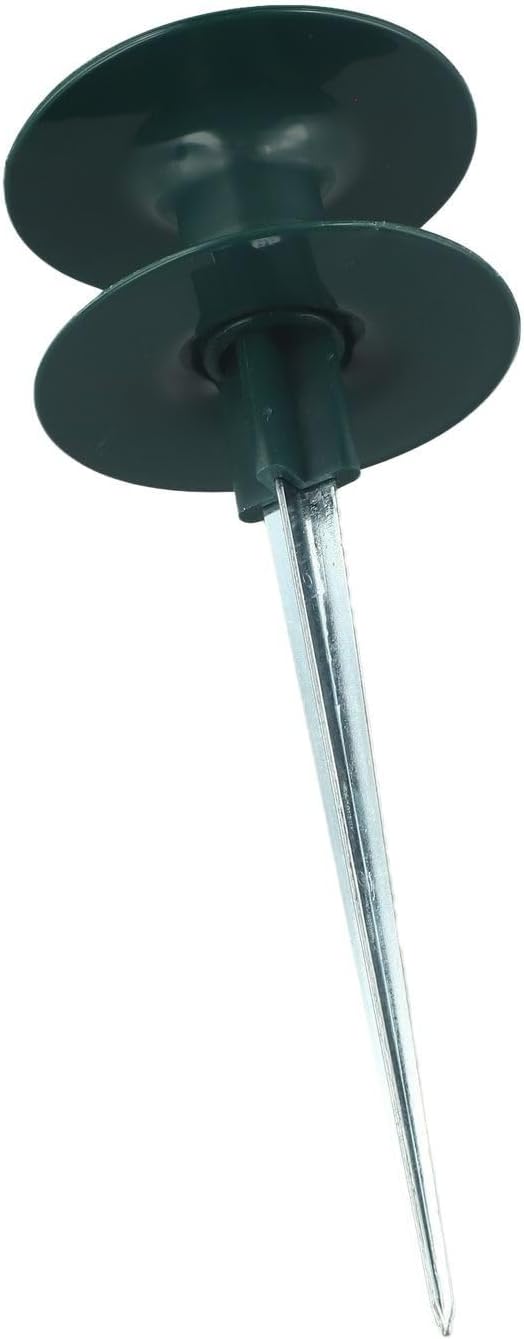 Garden Hose Smooth Roller Guide with Heavy Duty Zinc Spike, ABS Resin Wheel for Hose Protection Around Plants(6pcs)