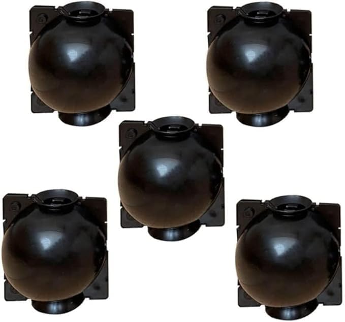 5 Pcs Small Reusable Black Plant Rooting Balls - Air Layering Pods - High-Pressure Propagation Device - Reusable Plant Rooting Grow Box