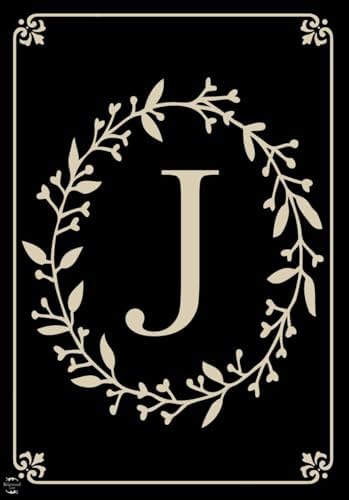 Briarwood Lane Classic Monogram Letter J Garden Flag