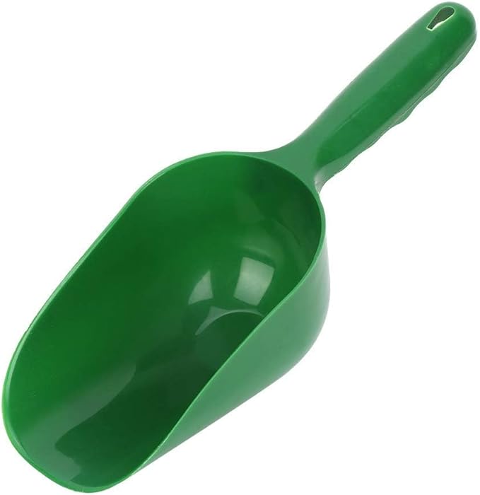 Super Strong Garden Fertilizer Scoop Soil Scoop Shovel- Perfect Tool for Gardening Weeding Transplanting and Digging in Garden Beds