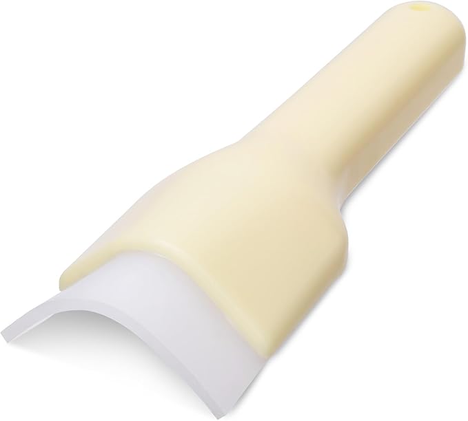 3/4" Outside Bull Nose Corner Trowel, for use on outside bull nose corners, Drywall Mud Tool, Plastic Flex Blade and Handle