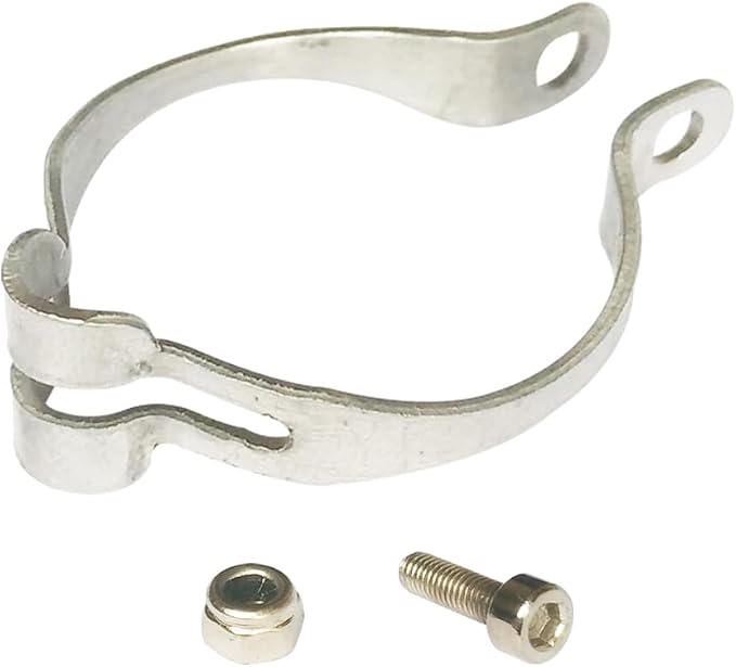 4 Sets of Each 25.4/28.6/31.8/34.9mm Metal Ring Firmly to Frame Bike Cable Guide Brake Cable Shift Cable Derailleur Cable Base Guide Clip Fitting Line Tube Housing Durable (Total 16 Sets)