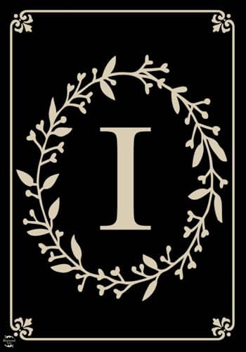 Briarwood Lane Classic Monogram Letter I Garden Flag