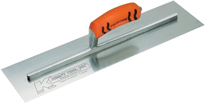 Kraft Tool CF223PF Cement Trowel with ProForm Handle, 16 x 4-1/2-Inch