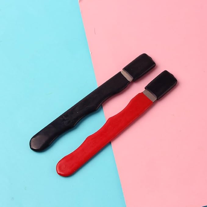 4Pcs Professional Kitchen Knife Scissors Sharpener Tungsten Diamond Ceramic Sharpening Stone for All Blades Including Garden Shears Black Red
