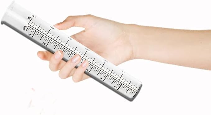 BIUWING 6 inch Rain Gauge Replacement Tube Glass for Yard Garden and Outdoor Home, with Tube Brush, Best Rated,2 Packs