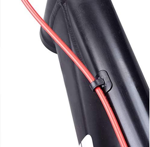 Mtb bike road bicycle c-clips clamps housing hose guide with adhesive seat for brake derailleur shift cables or oil tube, 4 pcs/pack