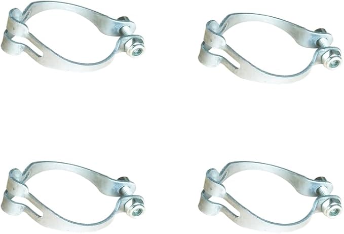 4 Sets of Each 25.4/28.6/31.8/34.9mm Metal Ring Firmly to Frame Bike Cable Guide Brake Cable Shift Cable Derailleur Cable Base Guide Clip Fitting Line Tube Housing Durable (Total 16 Sets)