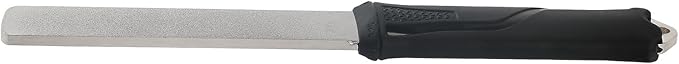 121N Dual-Grit Diamond Sharpening Stone File Garden Tool Knife Sharpener,for Lawn Mower Blade, Axe, Hatchet, Hedge Shears, Chisels, Drills, with Angle Guide - Coarse 325 / Extra Fine 1200 Grit