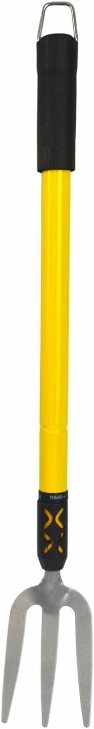 AB Tools 2pc Garden Fork & Spade/Shovel Telescopic Extendable 25” - 37” Gardening