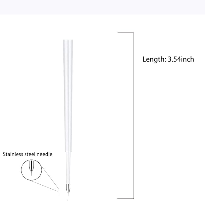 6 Pieces Weeding Pen Tool Refills for Touch Screen Series Weeding Pen Replace Air Release Tool Fine Point Pin Pen Refill Lead Cartridge Replacement Craft Vinyl Accessories(Replaced Refills, 6)