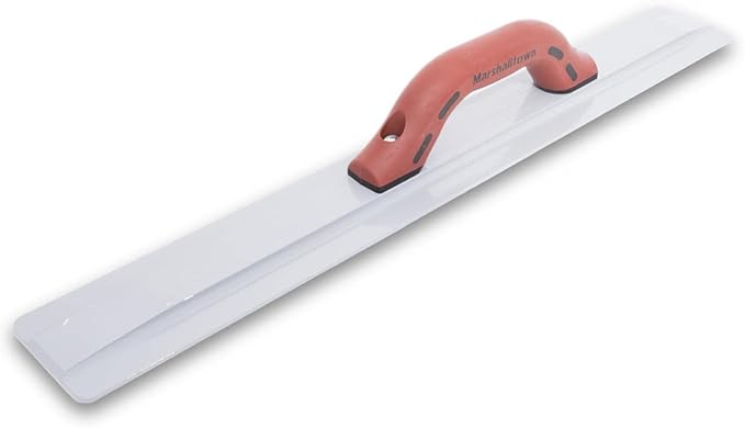 MARSHALLTOWN 24 Inch Beveled End Magnesium Hand Float, DuraSoft Handle, Cast Magnesium Blade, Made in USA, Concrete Float, Mag Float, Magnesium Float, 153D