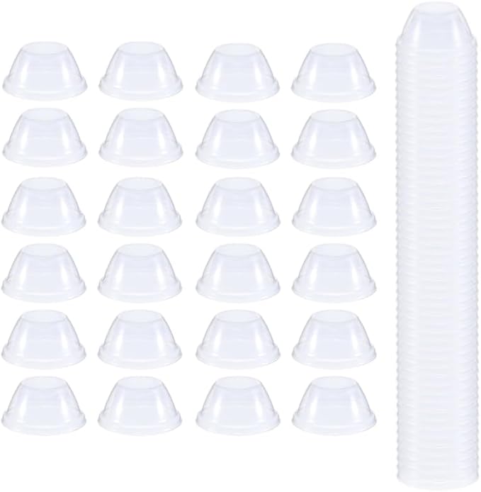 50 Pcs Grow Domes, 4.7 cm (1.85 inch) Outer Diameter, Replacement Humidity Domes for Plant Starters, Hydroponic Cups, Seed Starting Kits, Greenhouse, Growing Baskets, and Hydroponic Systems - Transpar