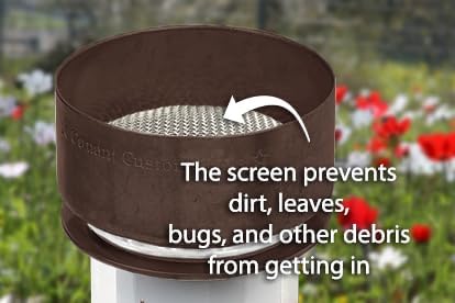 Conant Décor VRG6BP Grande View Rain Gauge (Bronze Patina)