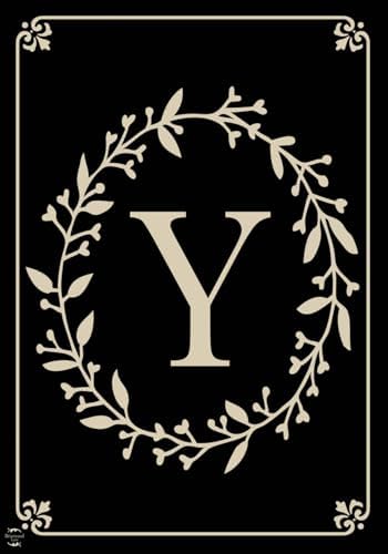 Briarwood Lane Classic Monogram Letter Y Garden Flag