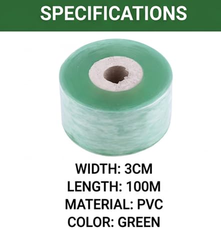 PVC Fruit Tree Grafting Tape Branch Secateurs Gardening Floristry Self Adhesive Plant Repair Tape 3CM100M