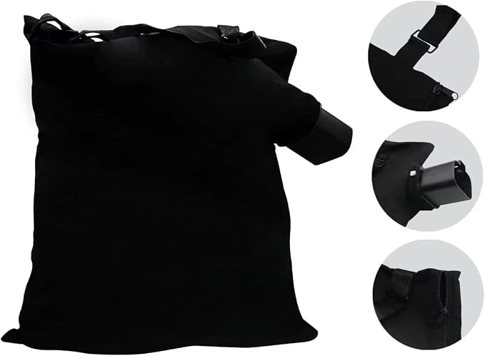 5140125-95 Leaf Blower Vacuum Vac Shoulder Bag Compatible with Black & Decker BV3100/BV2900 Blower Replacement Leaf Bag 5140117-99