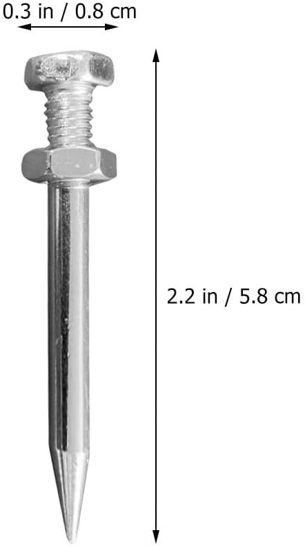 Veemoon 20pcs 3-Inch Soil Aerator Replacement Spikes - Aerator Tines for Lawn Shoes for Healthy Grass Growth and Aeration Needs