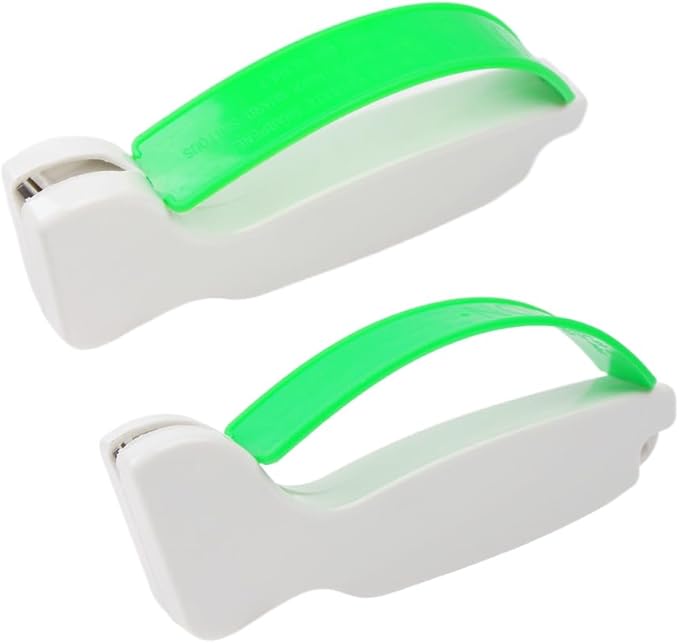 Comimark 2 pcs Portable Knife Sharpener, Scissors Blade Sharpeners Kitchen Sharpening Tools Handheld Pocket Knives Sharpener For Outdoor Garden Mini Household Pocket Steel Sharpener
