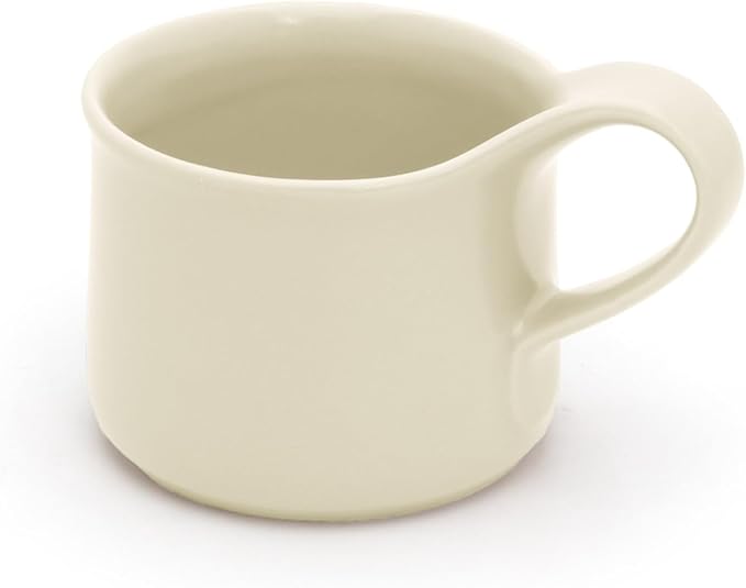 Zero Japan Bee House Ceramic Cappuccino Mug - Microwave & Dishwasher Friendly, Ceramic Coffee Mugs with Handle - Cups for Tea, Espresso, Latte & Hot Drinks - Silky Ivory (5.4 oz)