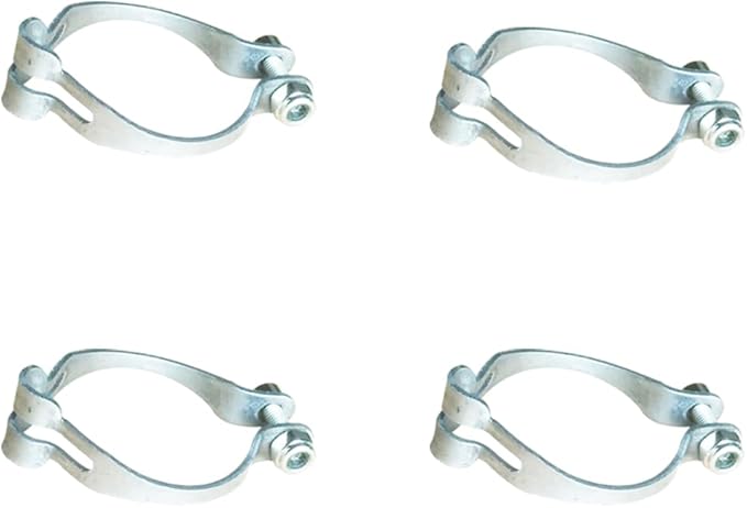 4 Sets of Each 25.4/28.6/31.8/34.9mm Metal Ring Firmly to Frame Bike Cable Guide Brake Cable Shift Cable Derailleur Cable Base Guide Clip Fitting Line Tube Housing Durable (Total 16 Sets)