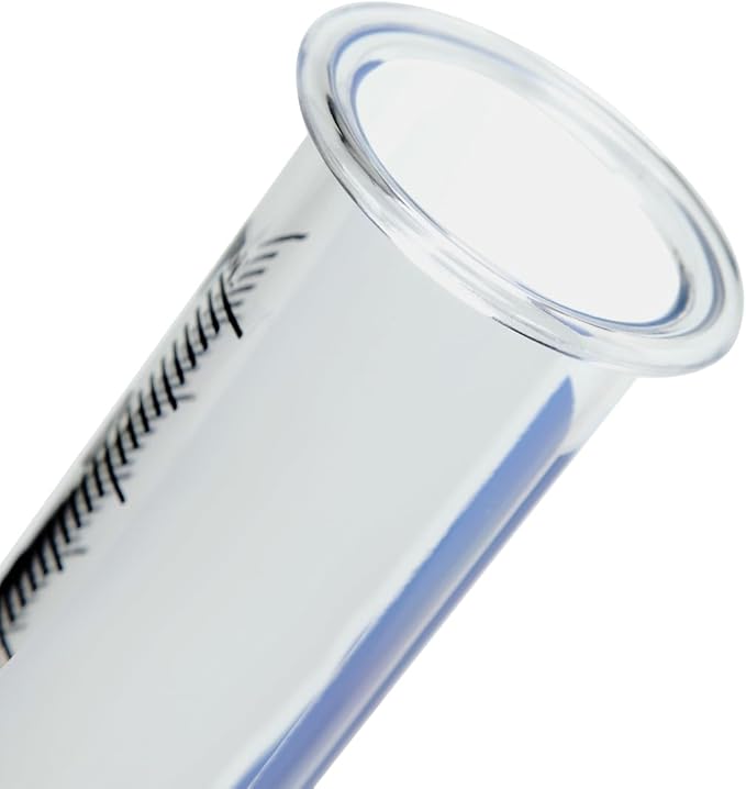 BinaryABC 2PCS Plastic Rain Gauge Replacement Tube,8.3 Inch Transparent Outdoor Rain Meter Tubes for Lawn Garden Yard Home