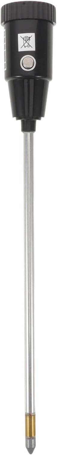 DECHOUS Soil Moisture Meter Digital Ph Tester with 12" Probe, 2-in-1 Portable Garden Soil Tester for Lawn, Farm, Indoor Outdoor Plants