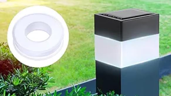 Tujoe Solar Post Cap Lights Fence Post Solar Lights 2in x 2in (5cm x 5cm)(White,16 Pack)