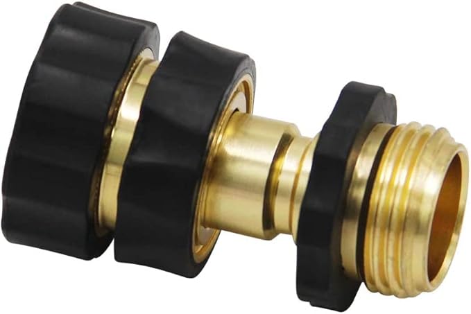 Twinkle Star 3/4 Inch Garden Hose Fitting Quick Connector Male and Female Set (6 Sets)