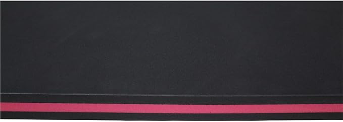 K Tool International 79400 24" X 16" Foam Kneeling Pad for Garages, Repair Shops and DIY, 1.13" Thick, Anti-Slip, Oil Proof and Solvent-Resistant, Built-in Handle, Magnetic Groove, Black/Red