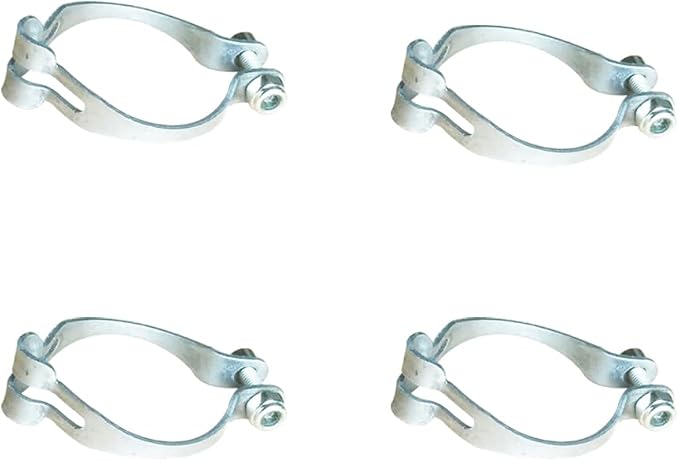 4 Sets of Each 25.4/28.6/31.8/34.9mm Metal Ring Firmly to Frame Bike Cable Guide Brake Cable Shift Cable Derailleur Cable Base Guide Clip Fitting Line Tube Housing Durable (Total 16 Sets)